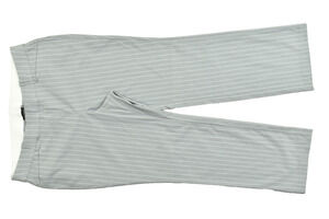 Lane Bryant Women Size 18 Gray Pinstripe Straight Leg Dress Pants Wide Elastic W